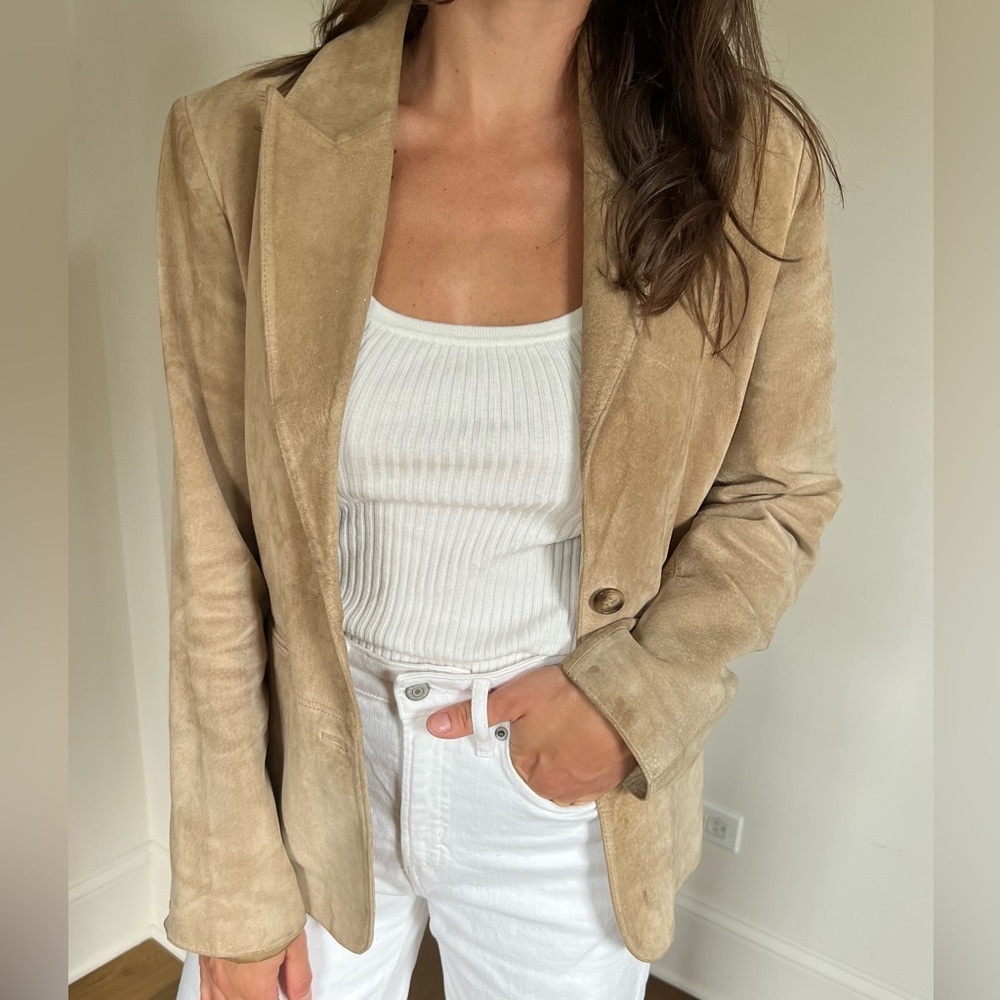 Suede Blazer